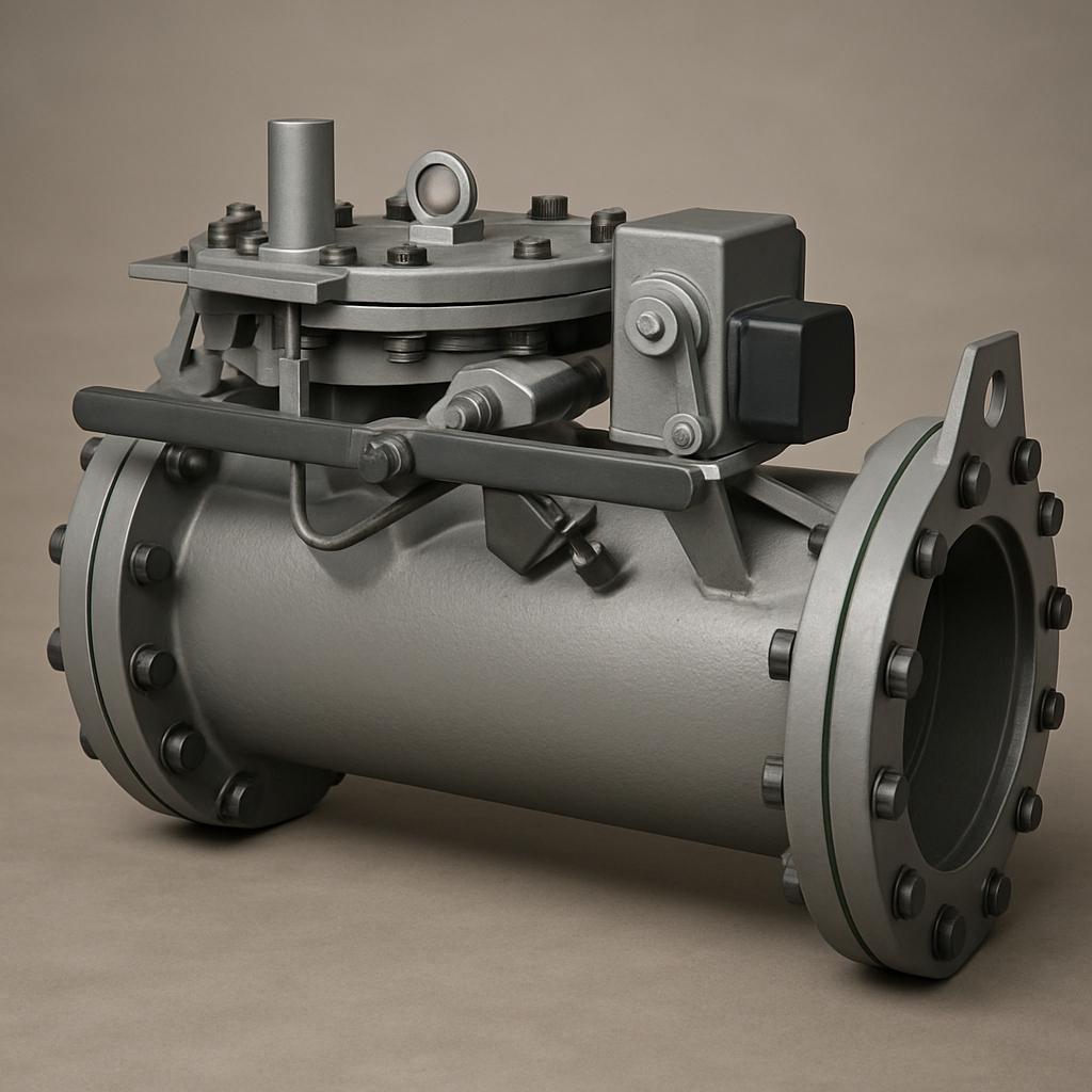 Клапан отсечной быстродействующий (ПЗК) Ду200