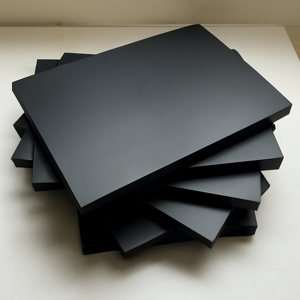 Лист полиэтиленовый черный 60х1000х2000 мм PE 500 ГОСТ 16338-85